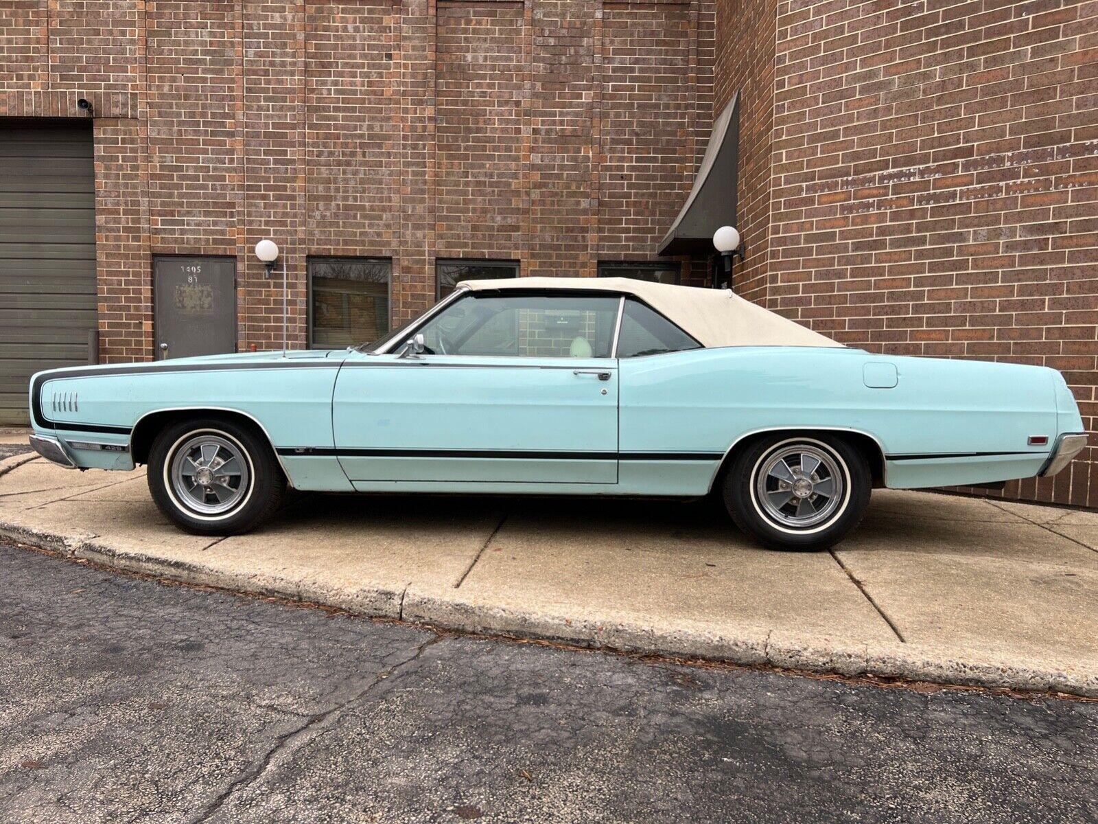 1969 ford galaxie xl convertible gt z29 4v matching 429 engine