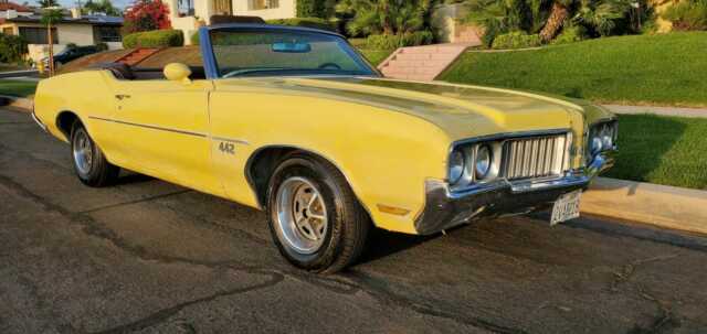 1970 oldsmobile real 442 convertible,455,auto,ac,no rust california car, $17,900