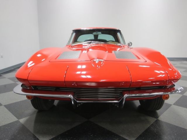1963 chevrolet corvette split-window 7575 miles riverside red coupe 327 v8 4 spe