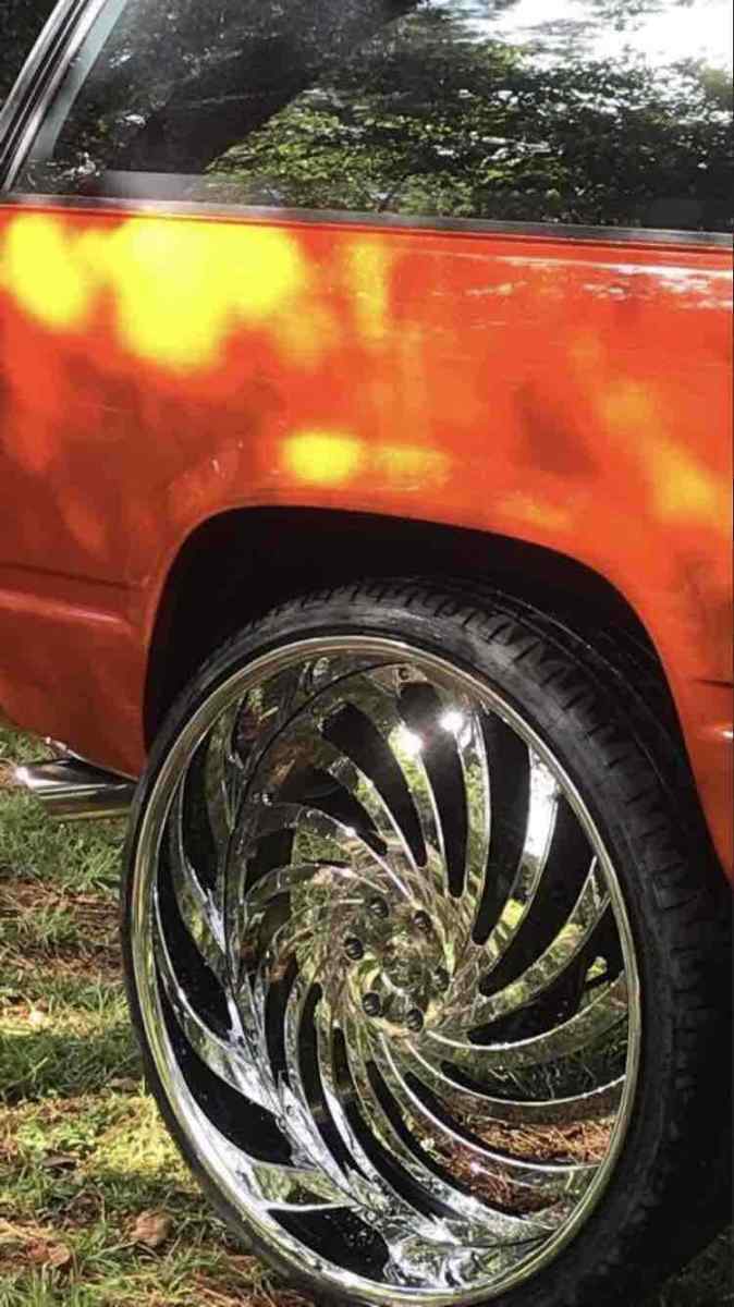 1992 chevrolet blazer suv orange 4wd automatic k1500