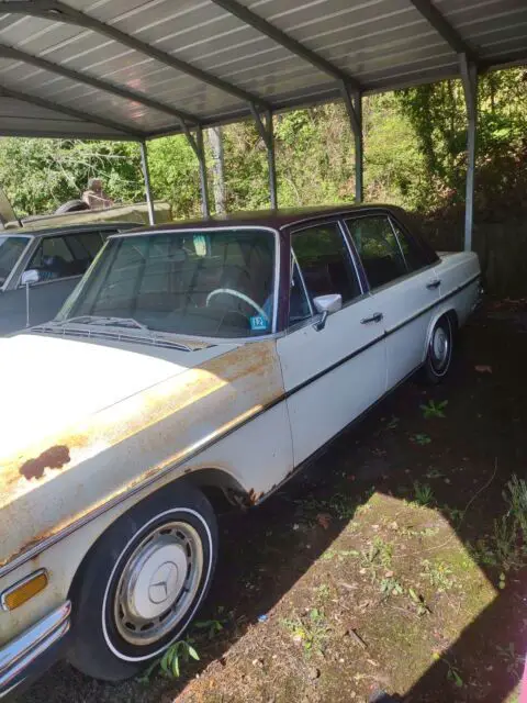 1970 mercedes-benz 280 se automatic sedan white rwd automatic