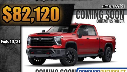 2025 Chevrolet Silverado 2500hd z71 off-road package and trail boss package