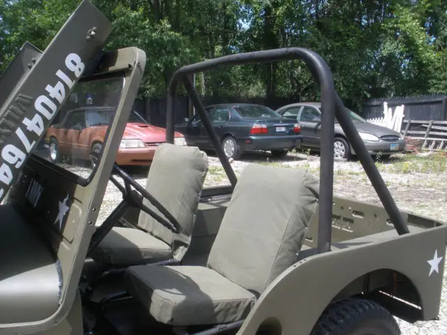 willys jeep cj3a military style