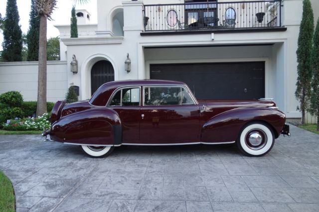 1941 lincoln continental, 292 v-12 engine, 3 speed manual, 1 of 850 produced