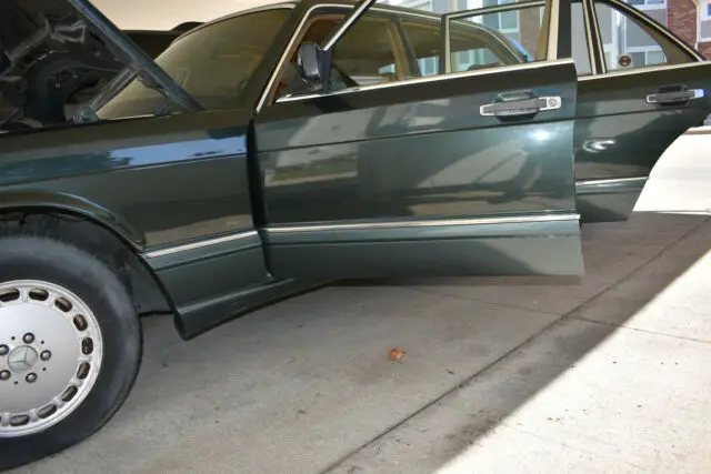 rare 1990 350sdl diesel w126 pine green metallic palomino leather lwb make offer