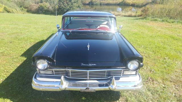 1957 ford fairlane 500 rust free california survivor big 312 tbird v8 a/c