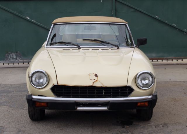 california car, no reserve, needs tlc, 1978 fiat 124 spider 2000