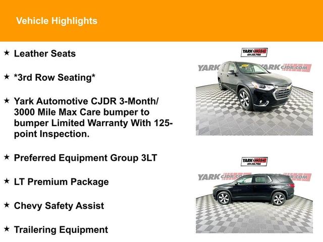 2021 chevrolet traverse lt leather
