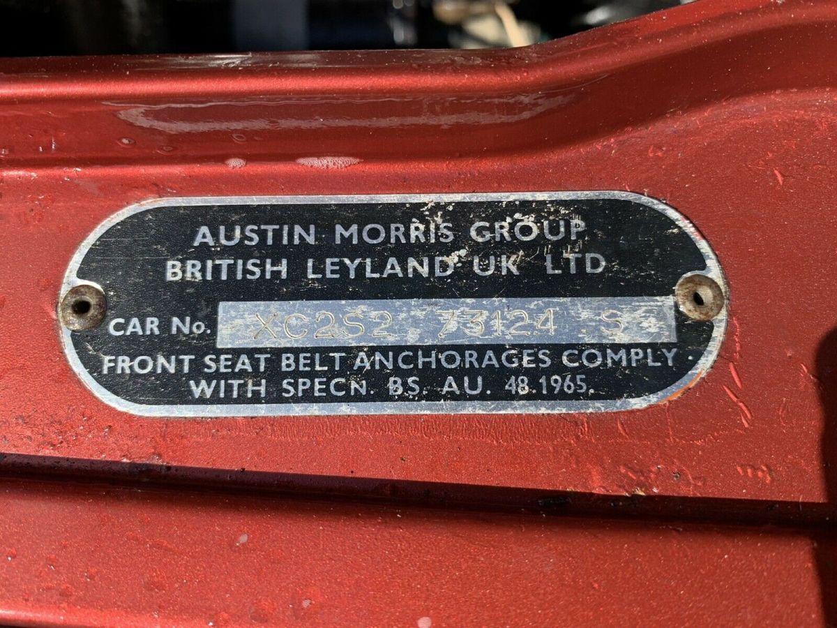 1974 austin mini clubman red fwd manual