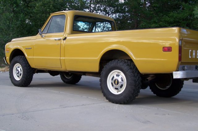 all original 1971 chevrolet k20 3/4 ton 4x4 pickup
