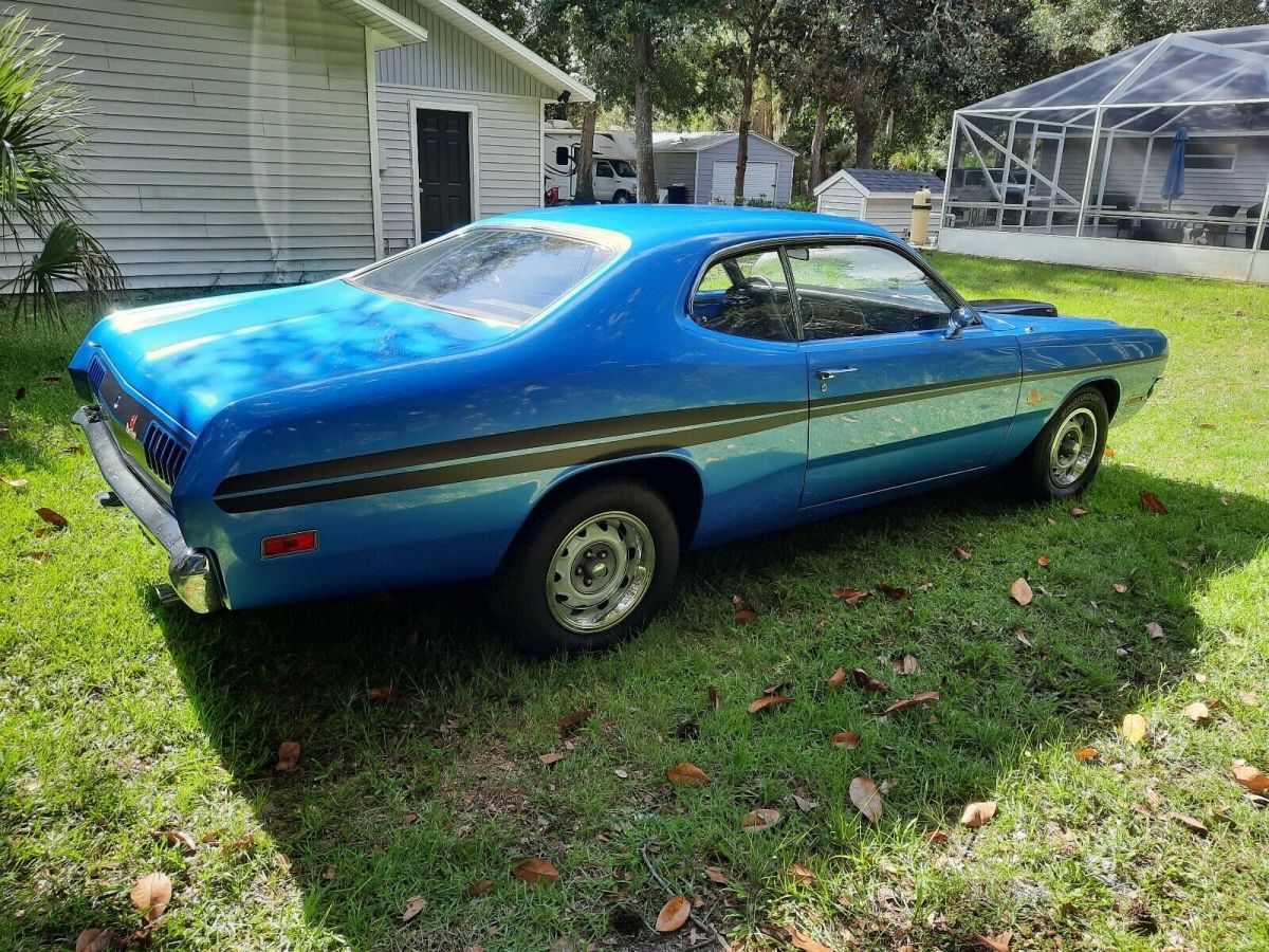 1971 dodge demon coupe blue rwd automatic 340
