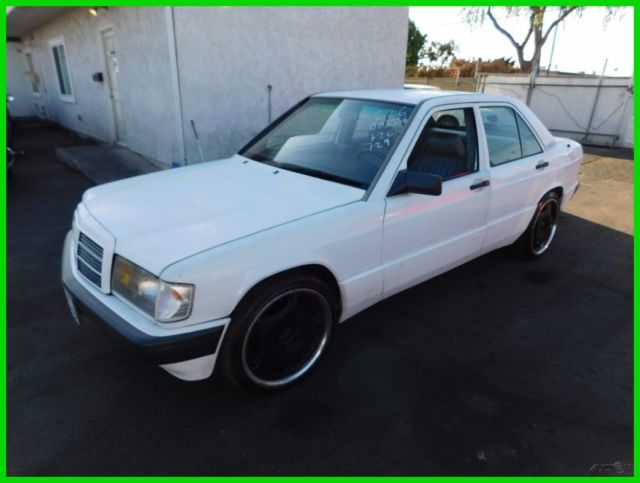 1992 mercedes-benz 190e 2.6l i6 12v automatic sedan no reserve