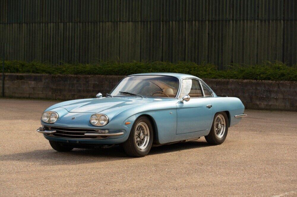 1967 lamborghini 400 gt coupe blue with tan leather
