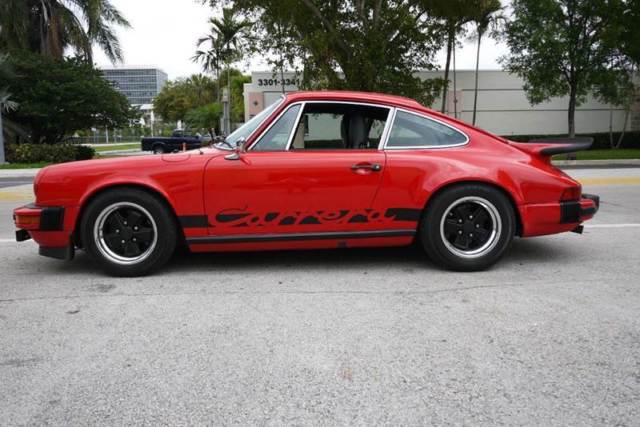 1975 porsche 911 carrera red/black 2.7l!