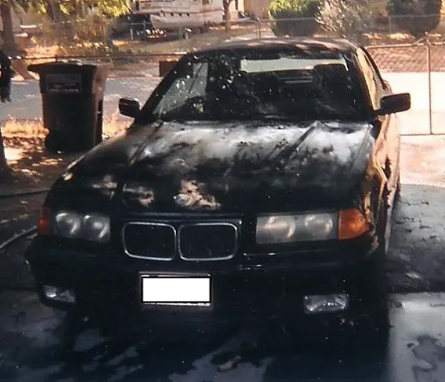 1994 bmw 325i black convertible needs paint & tlc - *** price reduced ***