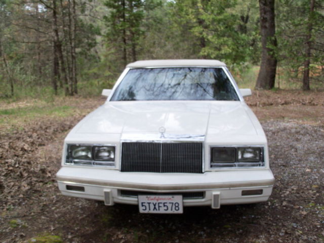 1982 chrysler lebaron mark cross convertible