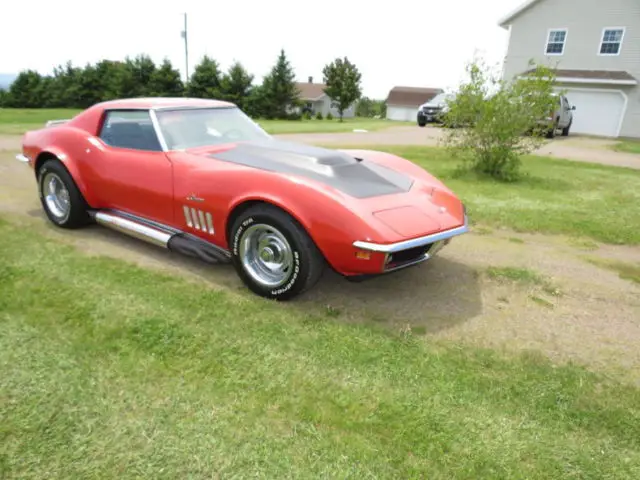 1969 red two owner standard transmission rebuilt motor one repaint