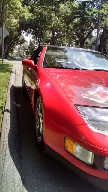 1993 red nissan 300zx convertible 2-door 3.0l automatic