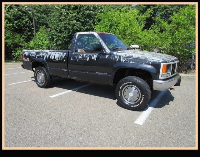 gmc sierra 4x4 2500 8 foot bed pick up