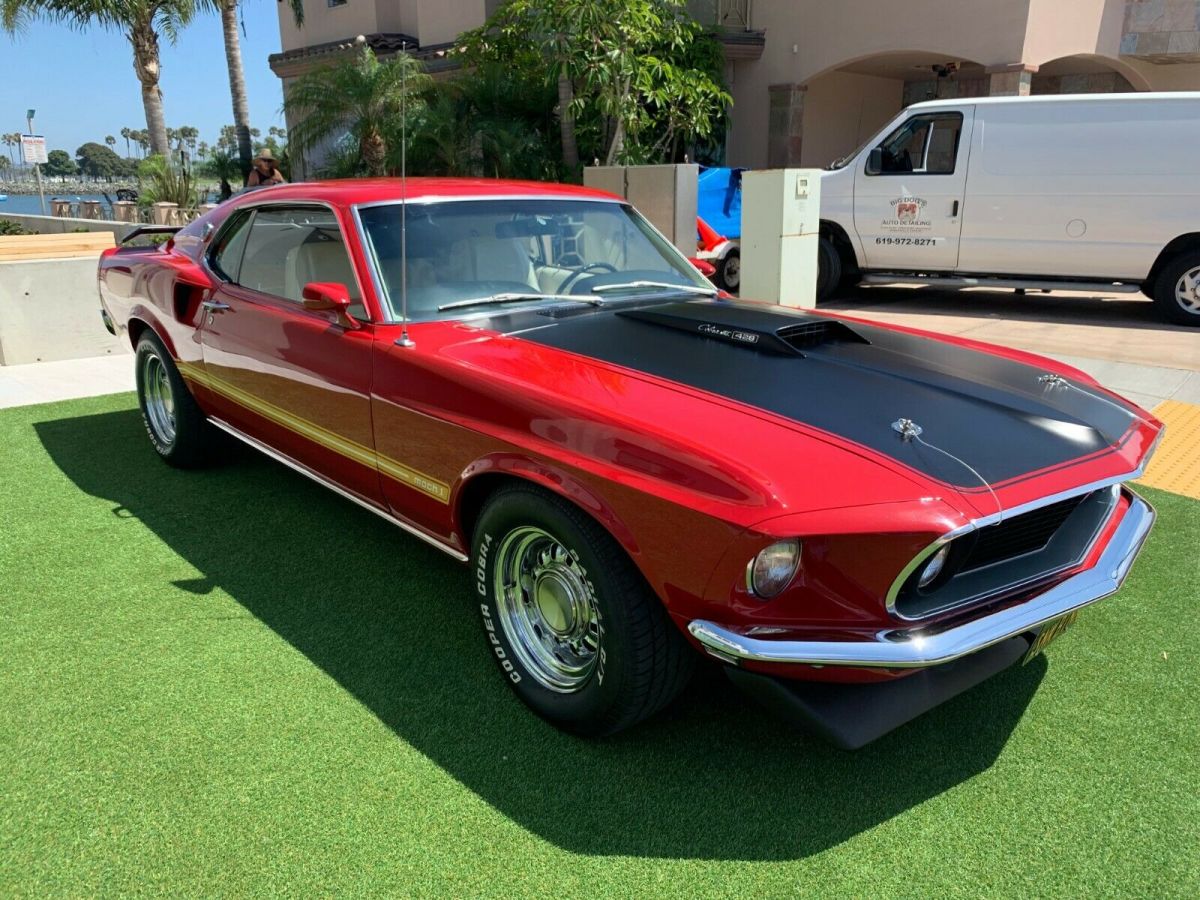 1969 mach 1 428 cj original restored car