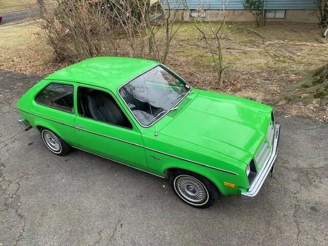 1976 chevette, 5830 miles. 2 door hard top, 4 speed manual,time capsule, vega