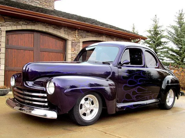 no reserve 1948 ford super deluxe coupe steel body street machine hotrod