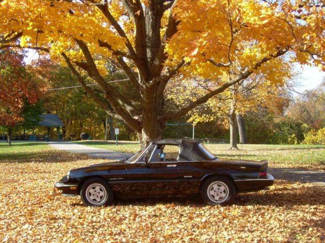 1989 alfa romeo spider veloce convertible 72k miles rust free cali car