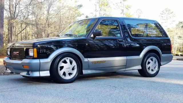1993 gmc typhoon awd 4.3 v6 turbo black grey #710 52k miles very rare southern