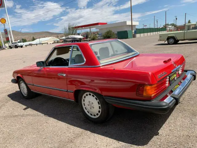original 560 sl original paint soft top wheels wood 65000 miles