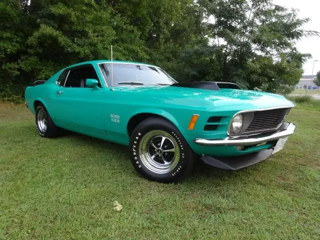 1970 ford mustang boss 429 grabber green - ford hemi