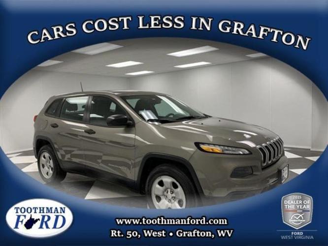 2016 jeep cherokee sport 4x4 sport 4dr suv for sale in grafton, west virginia