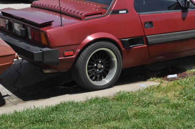 1987 fiat x 1/9 bertone w/ a/c convertable 84,000 miles red great shape