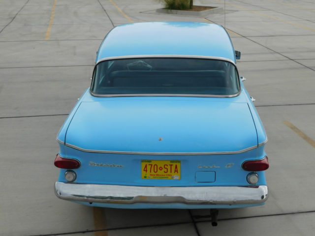 1959 studebaker lark six regal one family car only 9,260 documented mile video