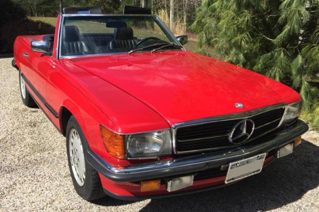 1986 mercedes benz 300sl convertible