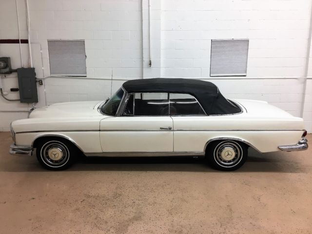 1962 mercedes 220se cabriolet, w111, 4 speed