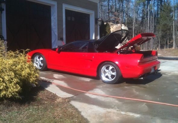1991 acura nsx, red with 128000 miles available now!