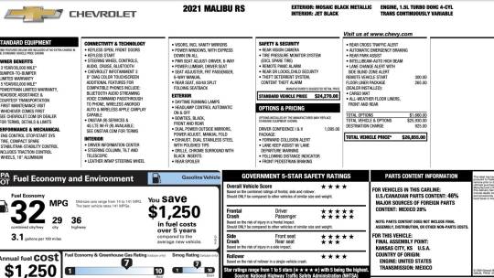 2021 Chevrolet Malibu