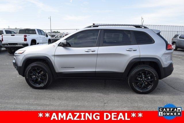 used 2017 jeep cherokee 4wd trailhawk evansville, in 47715 for sale in evansville, indiana