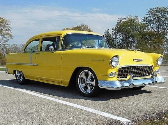 1955 chevrolet 210 tri five delray 2dr coupe restomod automatic