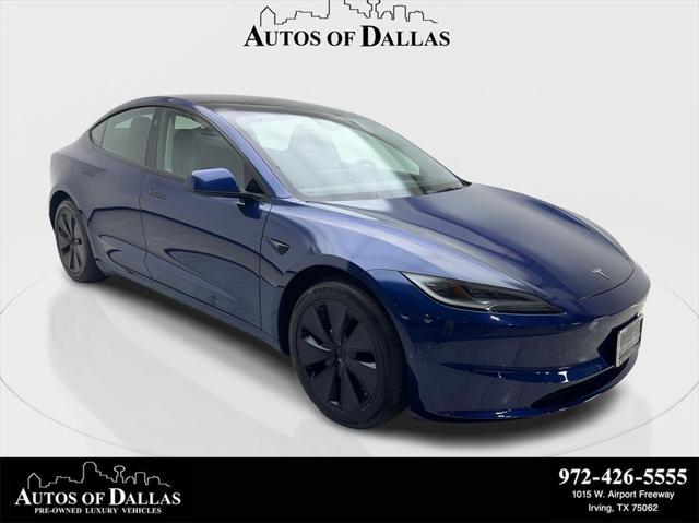 2024 tesla model 3 standard range