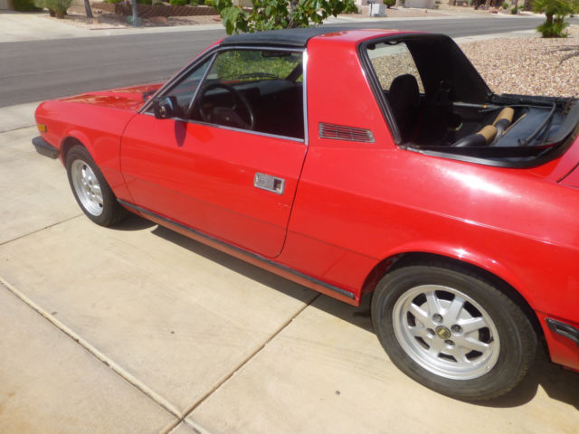 red 1982 lancia beta zagato spyder