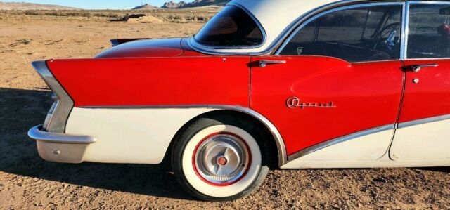 1956 buick special sedan red rwd automatic model 43/ riviera
