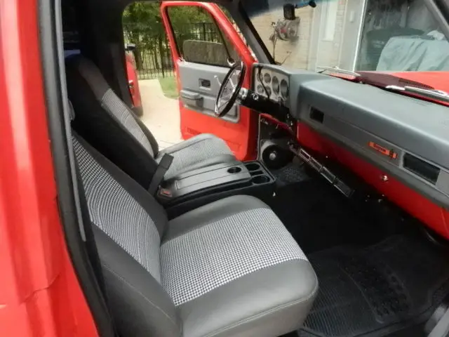 1976 chevrolet blazer 2 wd red