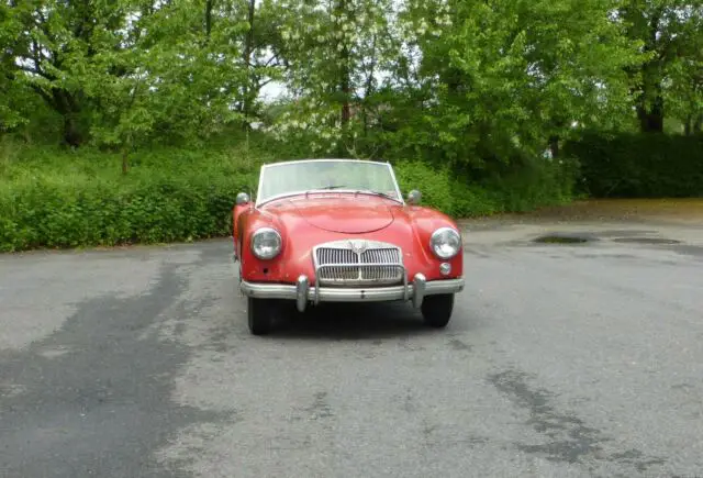 1957 mga 1500 roadster runs and drives for restoration