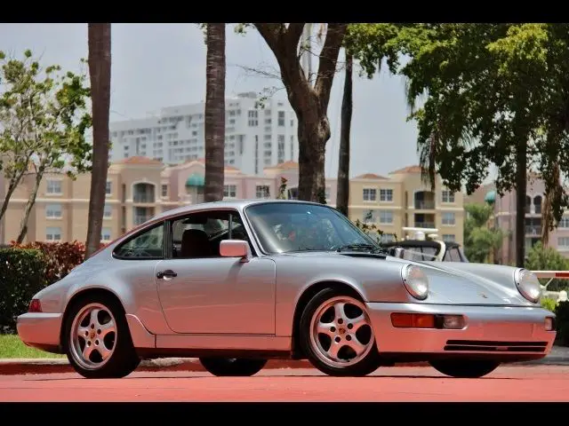 silver 1991 $466.00 a month carrera 4 coupe red leather c4 power seats