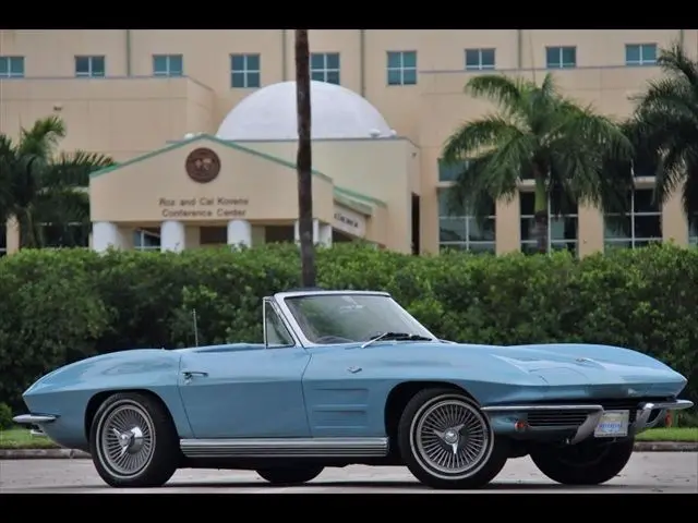 silver blue only 46k miles 1964 stingray $509.00 a month ac 4 speed manual