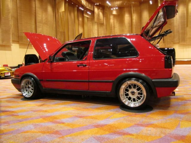 1991 volkswagen golf gti vw mk2 vr6 motor swap with custom interior and audio