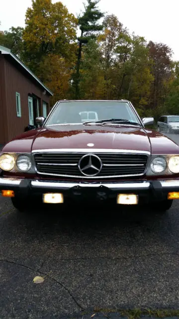 beautiful 1985 mercedes 380 sl automatic hardtop convertible! no reserve!!