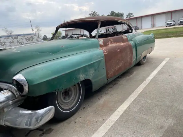 1953 cadillac deville coupe green rwd automatic
