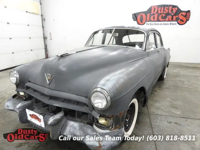 1949 black project car runs yard drives needs tlc 331v8 auto!